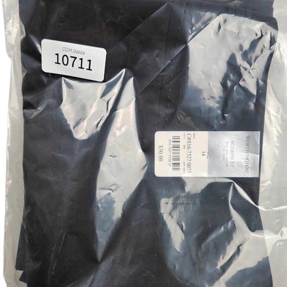 Worthington Stretch‎ Pencil Skirt Womens Size 14 Black Zipper Work Office Preppy - Picture 9 of 9